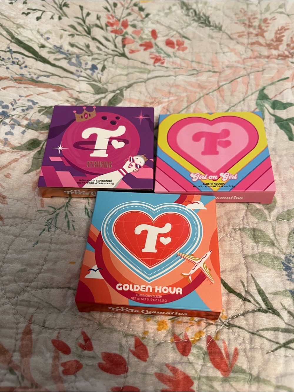 Trixie Cosmetics Blush and Highlighter bundle